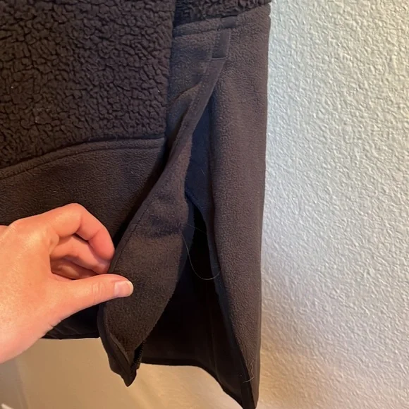 The North Face Tundra 200 Fleece Half Zip Pullover Size M Black - Picture 5 of 13